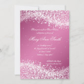 Invitation Sweet sixteen fête d'anniversaire Sparkling Wave P (Devant)