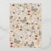 Invitation sweet sixteen Foil (Verso)