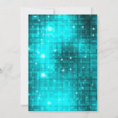 Invitation Sweet sixteen Neon Glow ID760 (Dos)