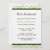Invitation sweet sixteen - Personnalisable (Dos)