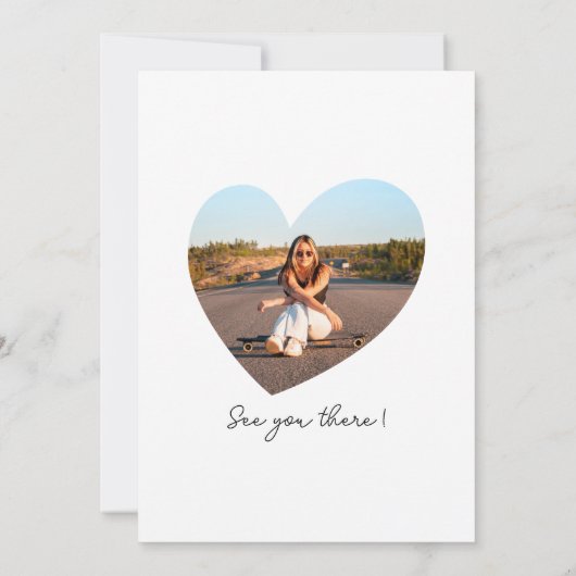 Invitation Sweet sixteen rétro photo d'anniversaire blanc (Dos)