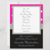 Invitation Sweet sixteen rose (Dos)