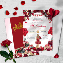 Sweet sixteen Saint Valentin 16e fête d'anniversai