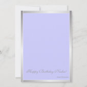 Invitation Sweet sixteen Silver/Blue Tiara Invitation-Cust. (Dos)