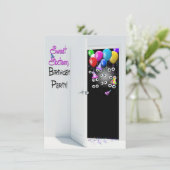 Invitation Sweet sixteen Surprise (Debout devant)