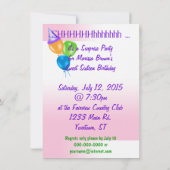 Invitation Sweet sixteen Surprise (Dos)