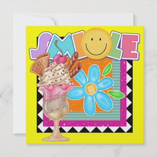 Invitation Sweet Smile ! - SRF (Devant)