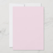 Invitation Sweet Spring Floral Abstrait Enregistrer la date C (Dos)