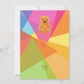 Invitation Sweet Start, Silly Heart Candy Bears Birthday (Dos)