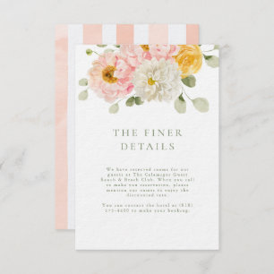 Invitation Sweet Summer Garden Détails Mariage Enclôture