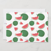 Invitation Sweet Watermelon à n'importe quel âge Photo d'anni (Dos)