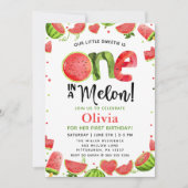 Invitation Sweet Watermelon Anniversaire 1er anniversaire (Devant)