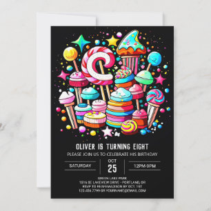 Invitation Sweet Wonderland Gala Anniversaire