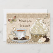 Invitation Sweetheart Valentine Tea Party (Dos)