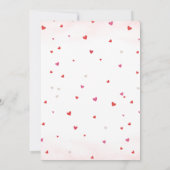 Invitation Sweetheart valentine's clothesline baby shower (Dos)