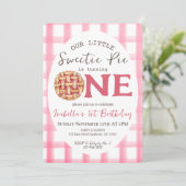 Invitation Sweetie Pie 1er anniversaire (Debout devant)