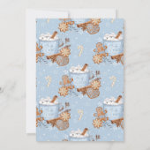 Invitation Sweets and Baby il fait froid dehors baby shower I (Dos)