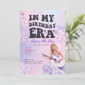 Invitation Swiftie inspiré Dans mon anniversaire anniversaire (Debout devant)