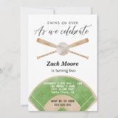 Invitation Swing sur l'invitation d'anniversaire du garçon de (Devant)