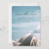 Invitation Sydney Opera House Wedding Enregistrer la date (Devant)