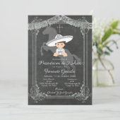 Invitation Sylver blanc mexicain Tres Anos Boy (Debout devant)