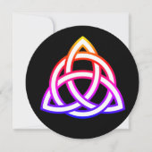 Invitation Symbole Celtic Trinity Knot Triquetra Wicca (Devant)