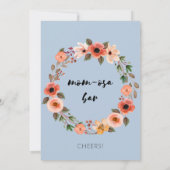 Invitation SYMBOLE DE Baby shower DE LA MÈRE-OSA (Dos)