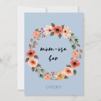 Invitation SYMBOLE DE Baby shower DE LA MÈRE-OSA