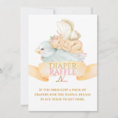 Invitation Symbole de chevalet de fée et de couches d'oiseaux (Devant)