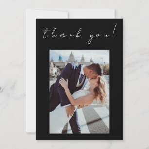 Invitation Symbole de flamme Twin-Carte Mariage Photo Merci