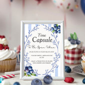 Invitation Symbole de la capsule BLUEBERRY