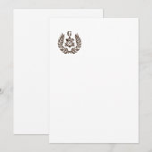 Invitation symbole de la franc-maçonnerie (Devant / Derrière)