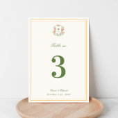 Invitation Symbole de la table Whimsy Tropical Palm Tree