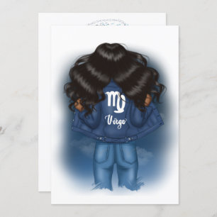 Invitation Symbole de la Vierge Africaine Américaine