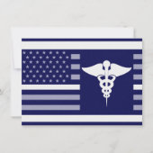 Invitation Symbole de ligne blanche mince (Devant)