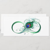 Invitation Symbole de l'Infinity (Devant / Derrière)