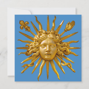 Invitation Symbole de Louis XIV le Roi Soleil