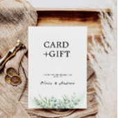 Invitation Symbole de mariage et cadeaux verdoyants