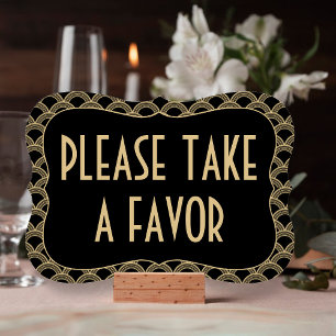 Invitation Symbole de mariage Gatsby de Black & Gold des anné