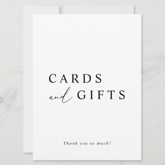 Invitation Symbole de mariage minimaliste blanc (Devant)