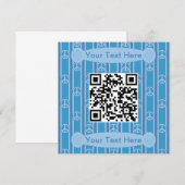 Invitation Symbole de paix amusant et fantaisiste QR Code (Devant / Derrière)