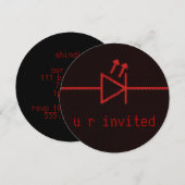 Invitation SYMBOLE DEL SHindig (Devant / Derrière)