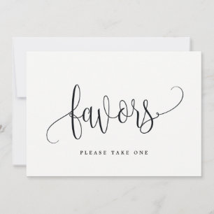 Invitation Symbole des Faveurs - Belle calligraphie