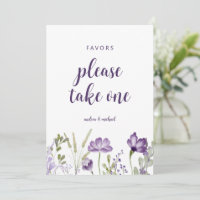 Symbole des faveurs de mariage Lavande violette ca