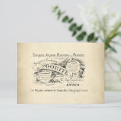 Invitation Symbole du grand magasin français (Debout devant)