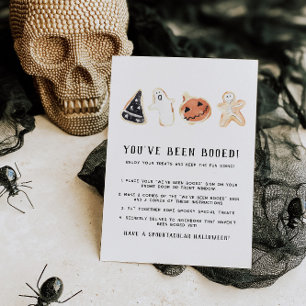 Invitation Symbole du jeu d'Halloween Cute Boo Voisin