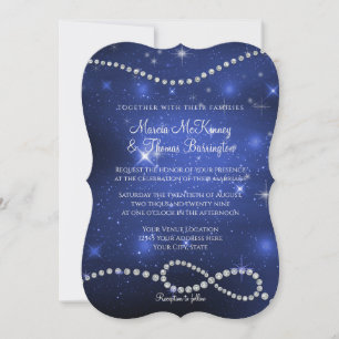Invitation Symbole Galaxy Infinity Marine Love Twinkling Star