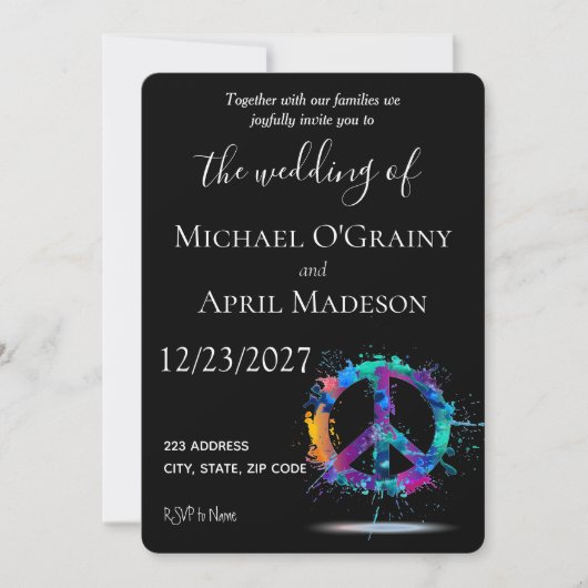 INVITATION SYMBOLE HAUT DE LA PAIX (Devant)