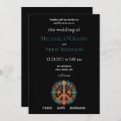 INVITATION SYMBOLE HAUT DE LA PAIX (Devant / Derrière)