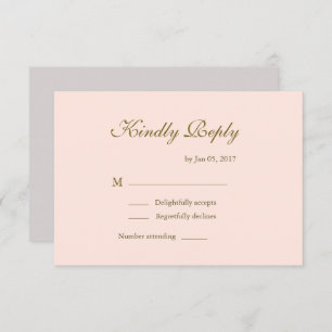 Invitation Symbole infini corail rose minimaliste mariage RSV